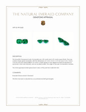 12.59 Ct.Tw.Total Carat Weight Emerald Pair from Zambia Appraisal