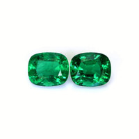 12.59&nbsp;Ct.Tw.Total Carat Weight Emerald Pair from Zambia Video