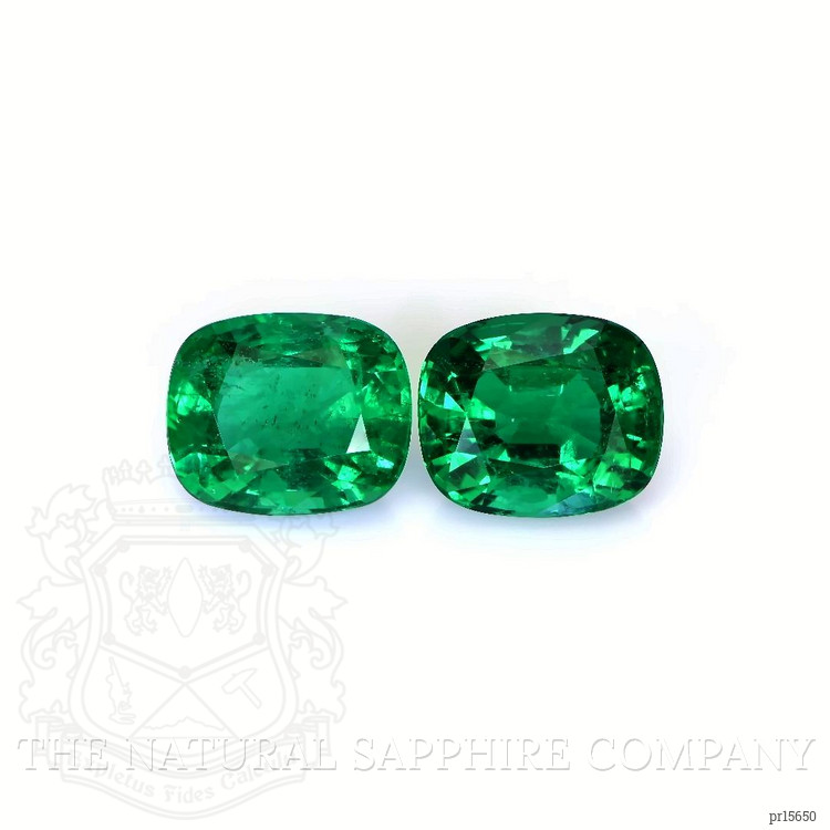 12.59 Ct.Tw. Emerald Pair from Zambia