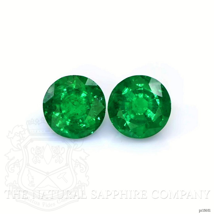 5.15 Ct.Tw. Emerald Pair from Zambia