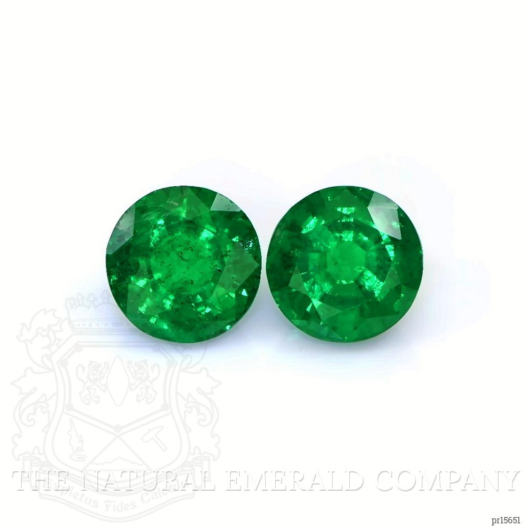 5.15 Ct.Tw. Emerald Pair from Zambia