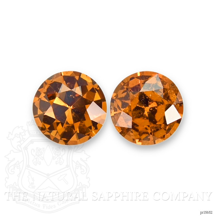 1.69 Ct.Tw. Orange Hessonite Garnet Pair from Madagascar