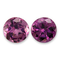 1.15&nbsp;Ct.Tw.Total Carat Weight Purple Rhodolite Garnet Pair from Tanzania Video