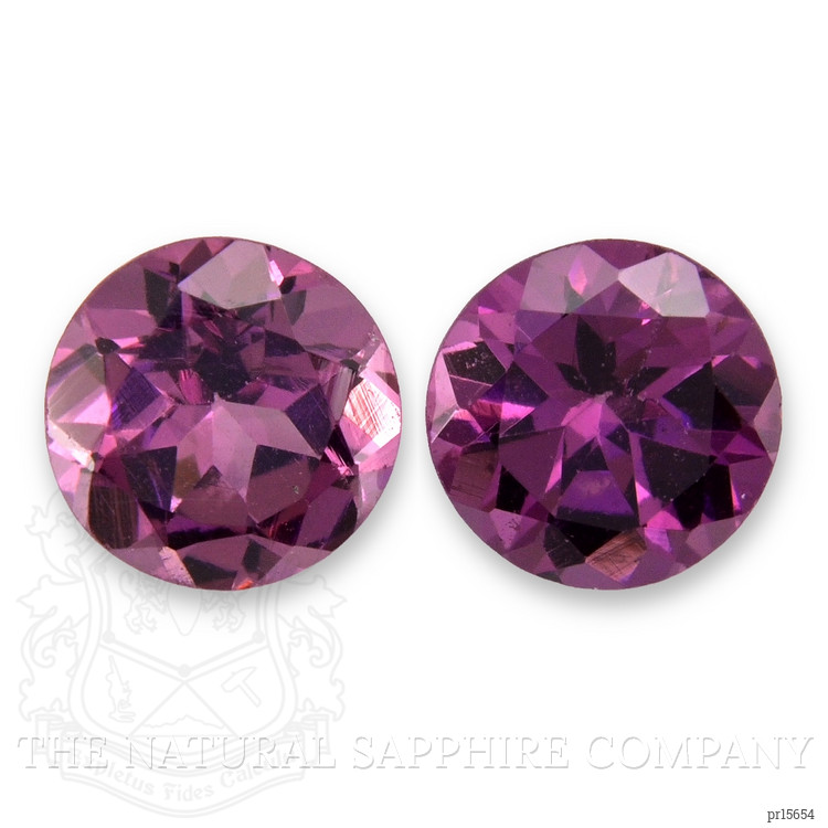 1.15 Ct.Tw. Purple Rhodolite Garnet Pair from Tanzania