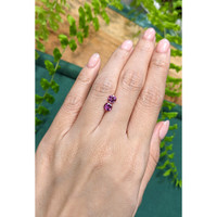 1.15&nbsp;Ct.Tw.Total Carat Weight Purple Rhodolite Garnet Pair from Tanzania Life Style