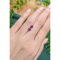 1.03 Ct.Tw.Total Carat Weight Pinkish Purple Rhodolite Garnet Pair from Tanzania Life Style