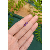 1.34 Ct.Tw.Total Carat Weight Purple Rhodolite Garnet Pair from Tanzania Life Style
