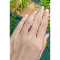 1.34 Ct.Tw.Total Carat Weight Purple Rhodolite Garnet Pair from Tanzania Life Style