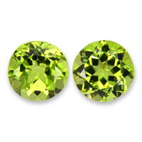 1.82&nbsp;Ct.Tw.Total Carat Weight Green (Lime Green) Peridot Pair from Burma (Myanmar) Video