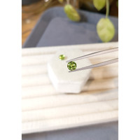 2.09&nbsp;Ct.Tw.Total Carat Weight Green (Lime Green) Peridot Pair from Burma (Myanmar) Life Style