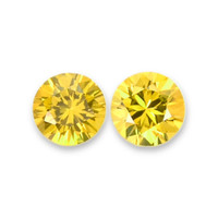 0.30&nbsp;Ct.Tw.Total Carat Weight Yellow Sapphire Pair from Ceylon (Sri Lanka) Video