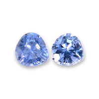 0.41&nbsp;Ct.Tw.Total Carat Weight Blue Sapphire Pair from Ceylon (Sri Lanka) Video