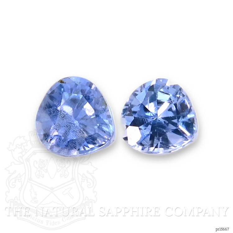 0.41 Ct.Tw. Blue Sapphire Pair from Ceylon (Sri Lanka)
