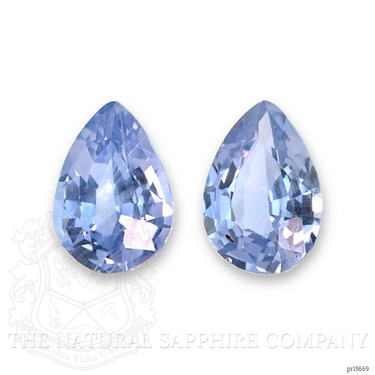 0.51 Ct.Tw. Blue Sapphire Pair from Ceylon (Sri Lanka)