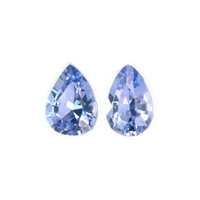 0.56&nbsp;Ct.Tw.Total Carat Weight Blue Sapphire Pair from Ceylon (Sri Lanka) Video