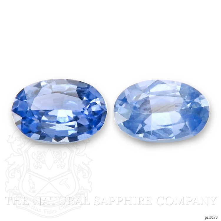 0.62 Ct.Tw. Blue Sapphire Pair from Ceylon (Sri Lanka)