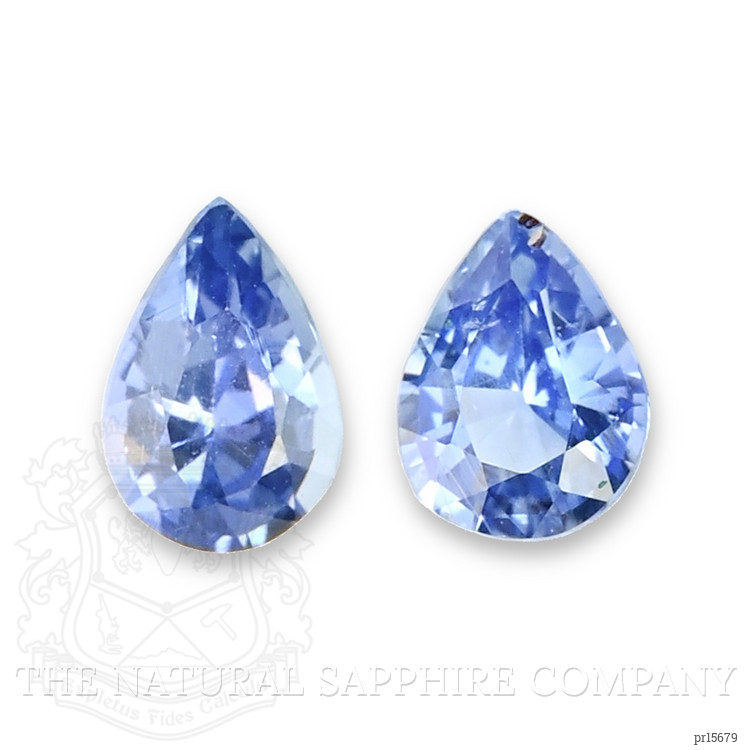 0.60 Ct.Tw. Blue Sapphire Pair from Ceylon (Sri Lanka)