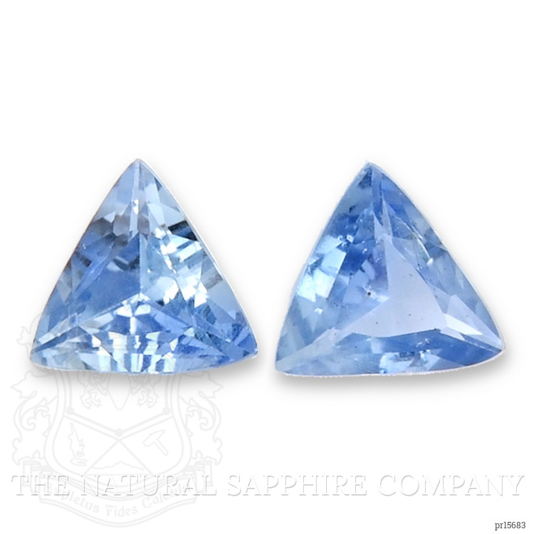 0.72 Ct.Tw. Blue Sapphire Pair from Ceylon (Sri Lanka)