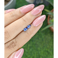 0.46&nbsp;Ct.Tw.Total Carat Weight Blue Sapphire Pair from Ceylon (Sri Lanka) Life Style