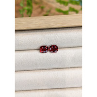 2.18&nbsp;Ct.Tw.Total Carat Weight Red Spinel Pair from Burma (Myanmar) Life Style