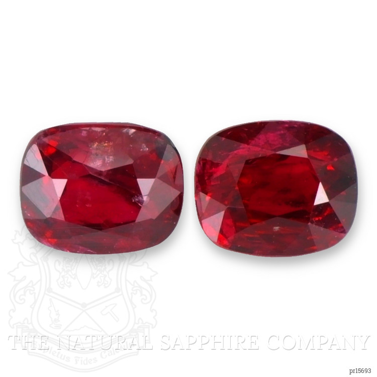 2.34 Ct.Tw. Red Spinel Pair from Burma (Myanmar)