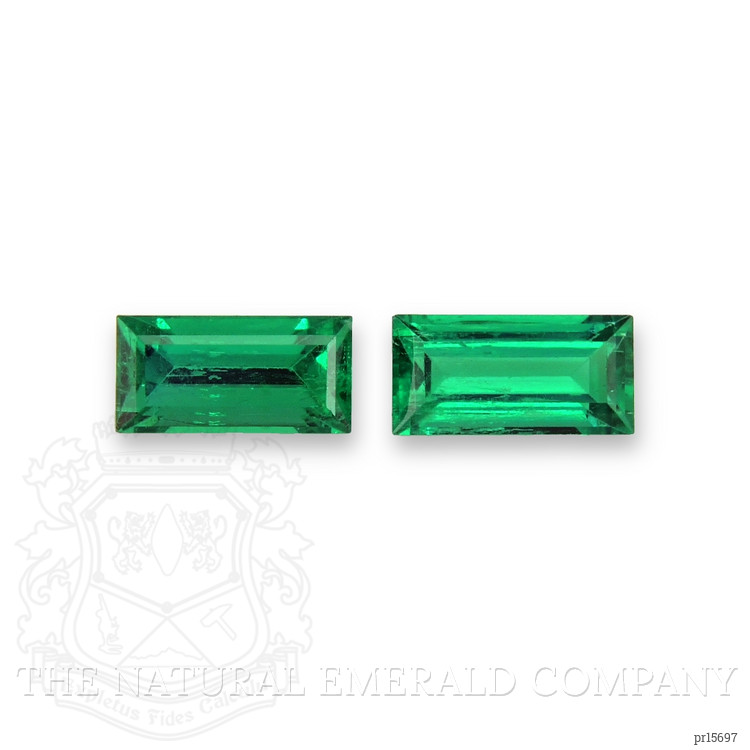 0.53 Ct.Tw. Emerald Pair from Afghanistan