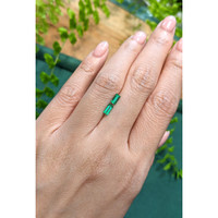 0.53 Ct.Tw.Total Carat Weight Emerald Pair from Afghanistan Life Style