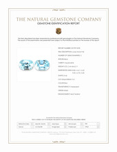 5.15 Ct.Tw.Total Carat Weight Blue Aquamarine Pair from Brazil Scan Report