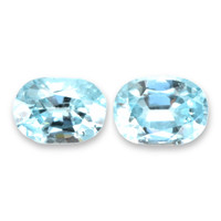 5.15&nbsp;Ct.Tw.Total Carat Weight Blue Aquamarine Pair from Brazil Video