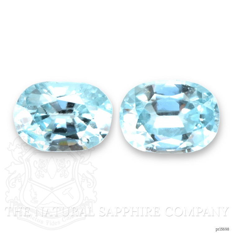 5.15 Ct.Tw. Blue Aquamarine Pair from Brazil