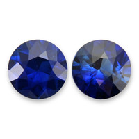 2.03&nbsp;Ct.Tw.Total Carat Weight Blue Sapphire Pair from Ceylon (Sri Lanka) Video