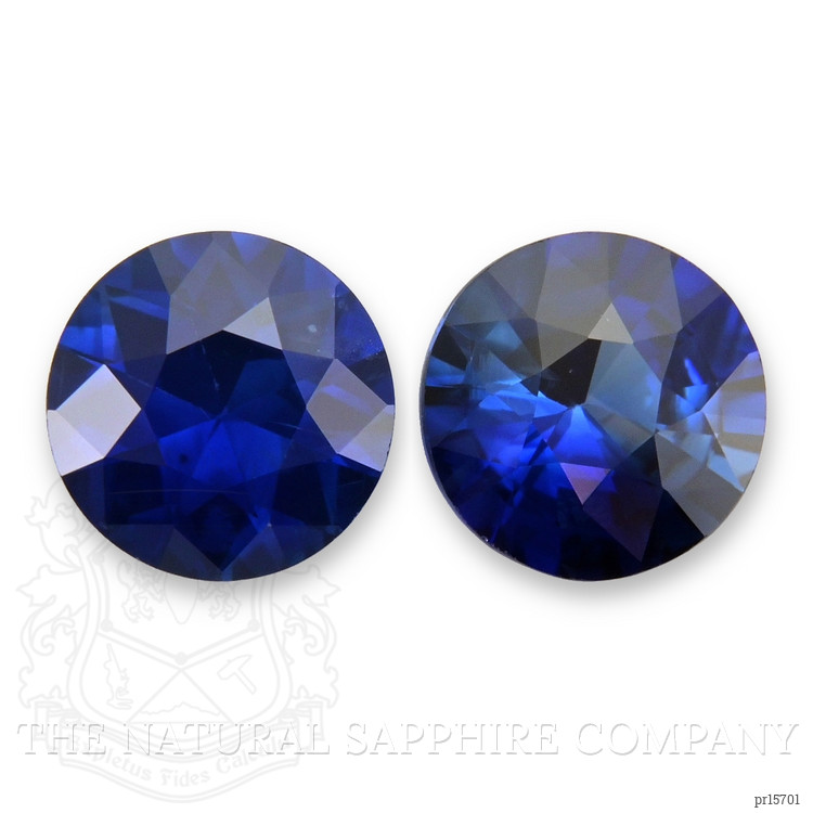 2.03 Ct.Tw. Blue Sapphire Pair from Ceylon (Sri Lanka)