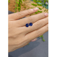 2.03&nbsp;Ct.Tw.Total Carat Weight Blue Sapphire Pair from Ceylon (Sri Lanka) Life Style