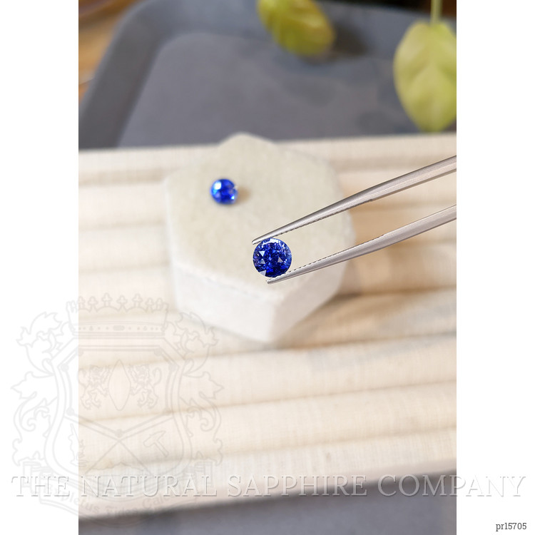 2.86 Ct.Tw. Blue Sapphire Pair from Ceylon (Sri Lanka)