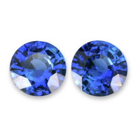 1.82&nbsp;Ct.Tw.Total Carat Weight Blue Sapphire Pair from Ceylon (Sri Lanka) Video