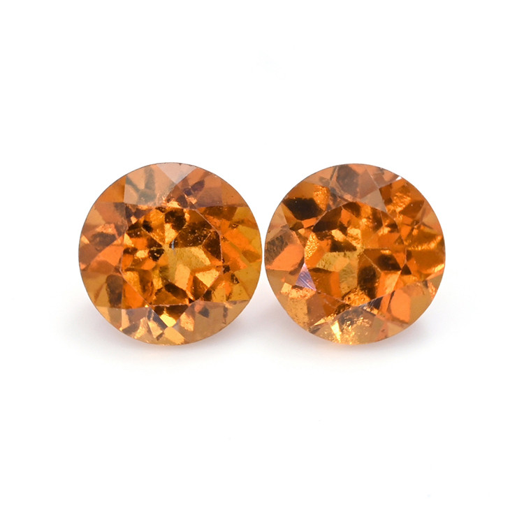 1.31 Ct.Tw. Yellowish Orange Hessonite Garnet Pair from Madagascar