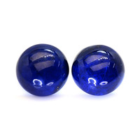 40.87 Ct.Tw.Total Carat Weight Cabochon Lapis Pair from Afghanistan Video