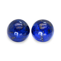 51.46&nbsp;Ct.Tw.Total Carat Weight Cabochon Lapis Pair from Afghanistan Video