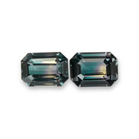 2.59 Ct.Tw.Total Carat Weight Bi Color / Parti Sapphire Pair from Kenya Video