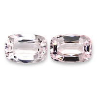 3.76&nbsp;Ct.Tw.Total Carat Weight Pink Morganite Pair from Brazil Video
