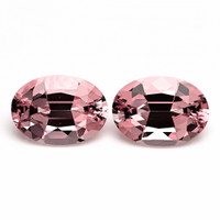 18.67 Ct.Tw.Total Carat Weight Pink Morganite Pair from Brazil Video