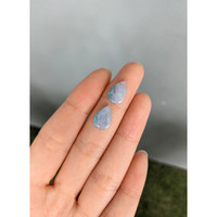 4.63 Ct.Tw.Total Carat Weight Violet Paraiba Tourmaline Pair from Brazil Life Style