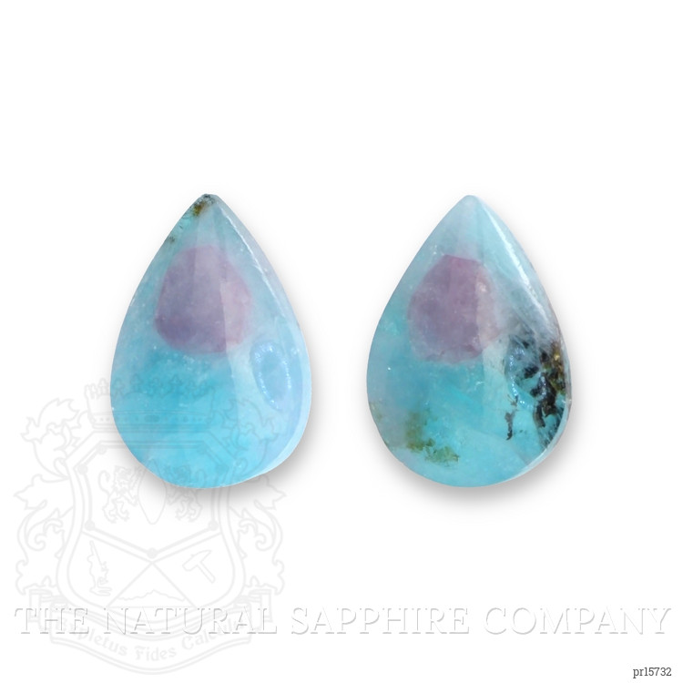 4.11 Ct.Tw. Violet Paraiba Tourmaline Pair from Brazil