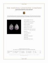 6.91 Ct.Tw.Total Carat Weight Violet Paraiba Tourmaline Pair from Brazil Scan Report
