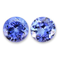 1.95&nbsp;Ct.Tw.Total Carat Weight Violetish Blue Tanzanite Pair from Tanzania Video