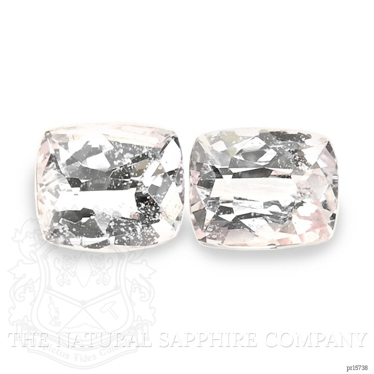 1.26 Ct.Tw. Peach Sapphire Pair from Madagascar