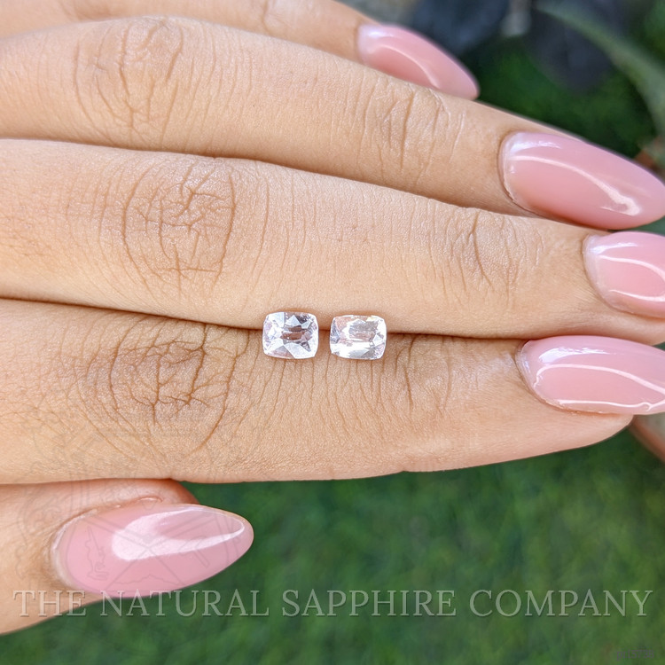 1.26 Ct.Tw. Peach Sapphire Pair from Madagascar