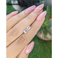1.26&nbsp;Ct.Tw.Total Carat Weight Peach Sapphire Pair from Madagascar Life Style