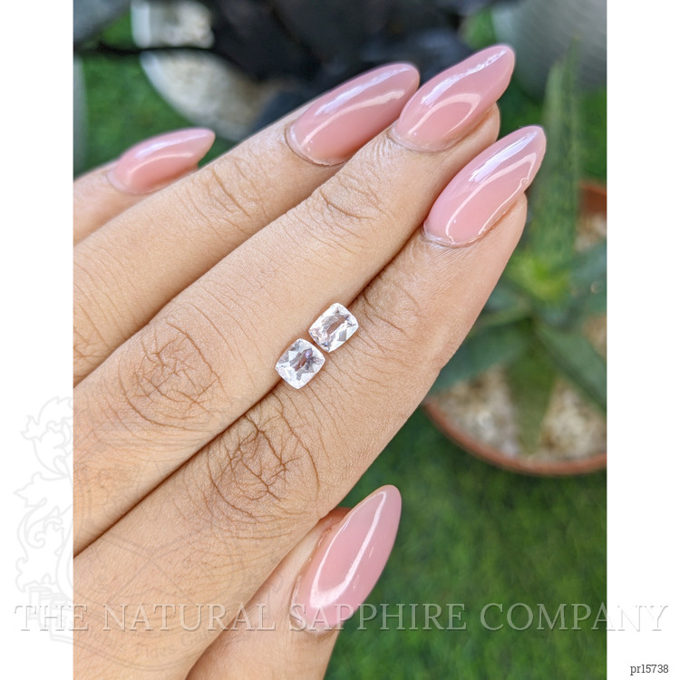 1.26 Ct.Tw. Peach Sapphire Pair from Madagascar
