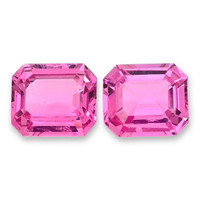 1.42&nbsp;Ct.Tw.Total Carat Weight Pink Sapphire Pair from Ceylon (Sri Lanka) Video